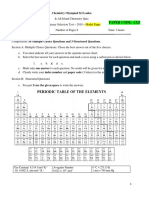 Olympiad Model Paper 2018