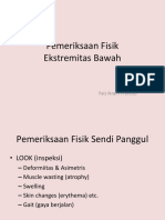 Pemeriksaan Fisik Ekstremitas Bawah