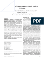 The Etiology of Enterocutaneous Fistula Predicts Outcome