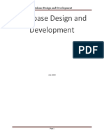 Database Design and Development