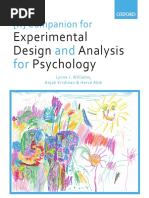 Williams L.J., Krishnan A., Abdi H - Experimental Design and Analysis For Psychology PDF