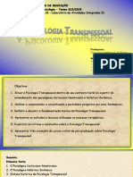 Apresentação - A Psicologia Transpessoal (Geral)