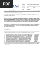 Botánica - Examen Unidad I 3B