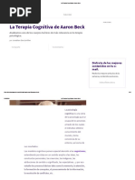 La Terapia Cognitiva de Aaron Beck