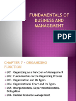 Chapter 7 - Organizing Function