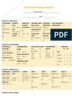 Substation Inspection Checklist