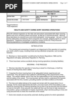 HSE - Ship Mooring Operations