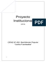 Proyecto Institucional