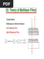 Theory of Multilayer Films