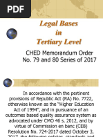 Legal Bases For Tertiary