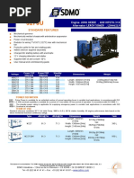 275kw Diesel Generator Datasheet J275u (English)