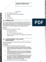 Unit River Training For Flood Control: Structure