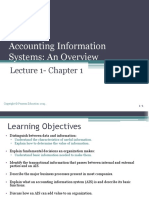 Accounting Information Systems: An Overview: Lecture 1-Chapter 1