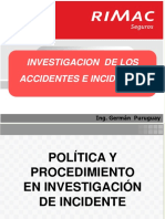 Investigación de Accidentes