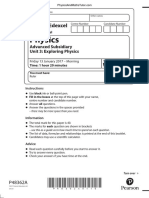 January 2017 (IAL) QP - Unit 3 Edexcel Physics A-Level PDF