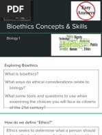 Module 1-Exploring Bioethics