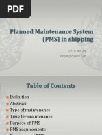 Planned Maintenance System