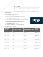 CAD Scale Factors