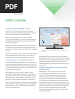 Kofax Capture: Product Summary