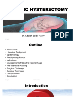 Obstetric Hysterectomy - PPTX Modified