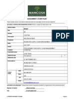 Procurement and SCM Assignment 21092017