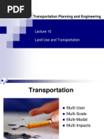 Transportation Planning and Engineering