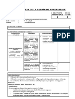 Planificacion de La Sesión de Aprendizaje