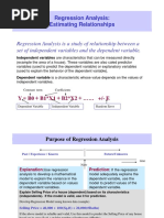 Regression Analysis: Estimating Relationships