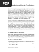 2.1 Modelling of Discrete-Time Systems