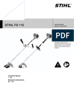 STIHL FS 110 Owners Instruction Manual