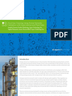 Acid Gas Cleaning Using Amine Solvents