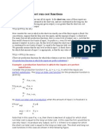 Long Run and Short Run Cost Functions: Example of A Production Function in Which The Inputs Are Perfect Substitutes