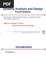 Systems Analysis and Design: Fourth Edition