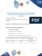 Anexo - 1-Ejemplos para El Desarrollo Tarea 3 - Clasificación de Proposiciones Categóricas y Métodos para Probar Validez de Argumentos