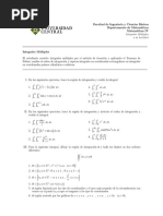 Taller NN Matemáticas IV - Integrales Dobles