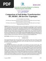 Comparison of Full Bridge Transformerless H5, HERIC, H6 Inverter Topologies