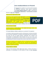 Intervenciones Estadounidenses en Panama