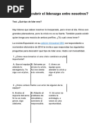 ¿Cómo Descubrir El Liderazgo Entre Nosotros? PDF