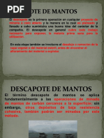 Descapote de Mantos