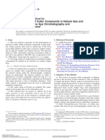 ASTM D5504-12 Standard Test Method For Determination of Sulfur Compounds in Natural Gas and Gaseous Fuels by Gas Chromatography and Chemiluminescence