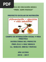 Proyecto de Nutricion 4to