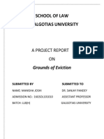 School of Law Galgotias University: A Project Report ON