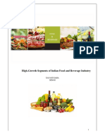 Project - Food and Beverage Industry Sectoral Analysis PDF