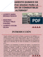 Reciclamiento Quimico de Las Llantas Usadas para La Obtencion de Combustibles Alternos