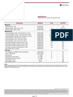 Injection Molding Grade: Description Applications