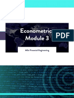 WQU Econometrics M3 Compiled Content PDF