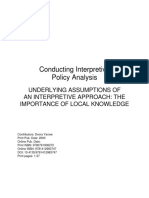 Yanow - Conducting Interpretive Policy Analysis (... )