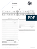 Data Sheet For Three-Phase Squirrel-Cage-Motors: MLFB-Ordering Data: 1LE1023-1AA43-4AB4-Z