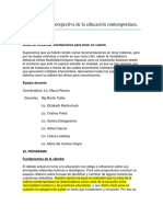 Problemática y Perspectiva de La Educación Contemporánea