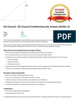 Ec Council Certified Security Analyst Ecsa v8